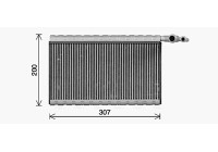Evaporator, air conditioning