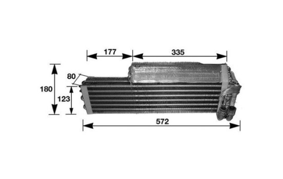 Evaporator, air conditioning
