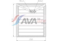 Evaporator, air conditioning
