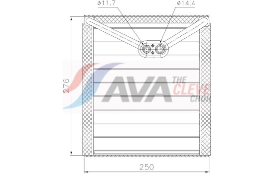 Evaporator, air conditioning