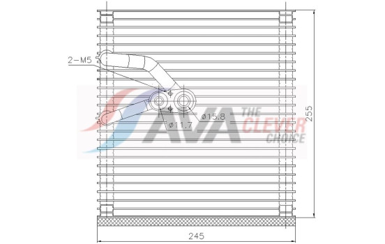 Evaporator, air conditioning
