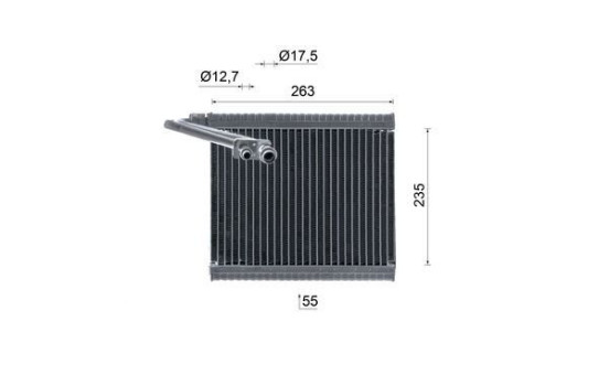 Evaporator, air conditioning, Image 10