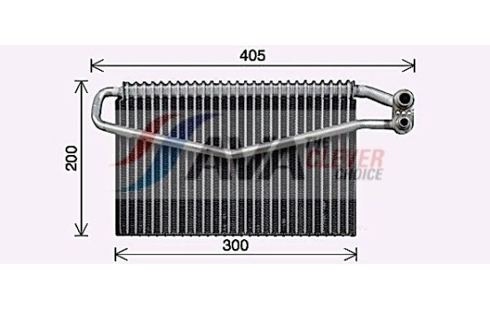 Evaporator, air conditioning