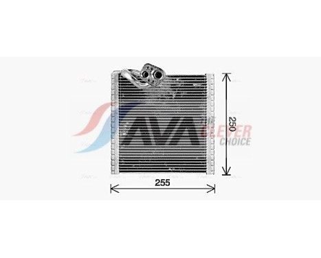 Evaporator, air conditioning