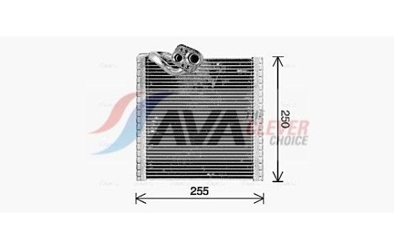 Evaporator, air conditioning