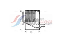 Evaporator, air conditioning