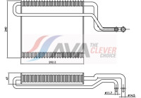 Evaporator, air conditioning