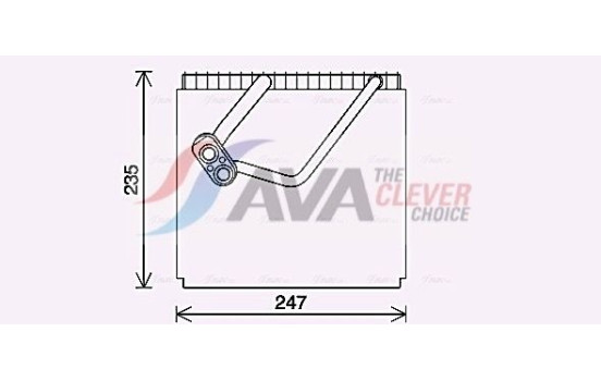 Evaporator, air conditioning