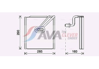 Evaporator, air conditioning