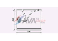 Evaporator, air conditioning