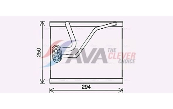 Evaporator, air conditioning
