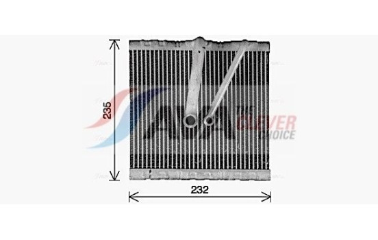 Evaporator, air conditioning