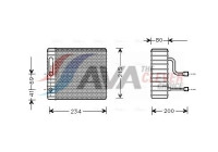 Evaporator, air conditioning