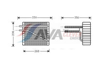 Evaporator, air conditioning