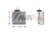Evaporator, air conditioning