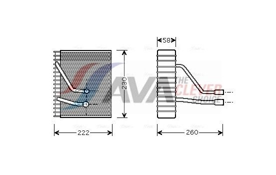 Evaporator, air conditioning