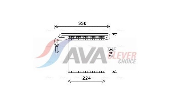 Evaporator, air conditioning