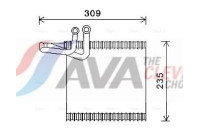 Evaporator, air conditioning