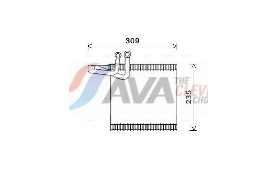 Evaporator, air conditioning