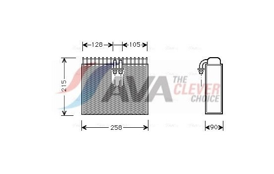 Evaporator, air conditioning