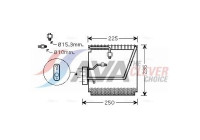 Evaporator, air conditioning