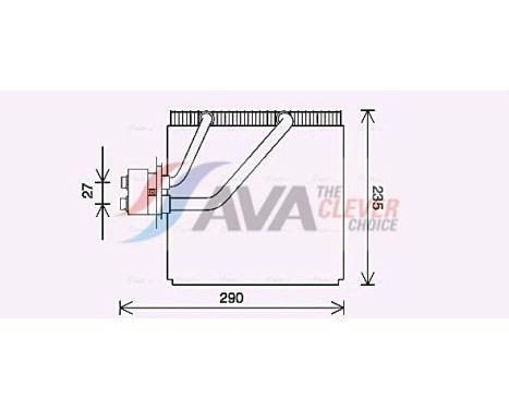 Evaporator, air conditioning