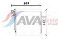 Evaporator, air conditioning