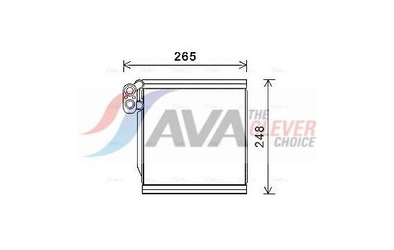 Evaporator, air conditioning