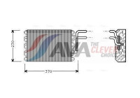 Evaporator, air conditioning