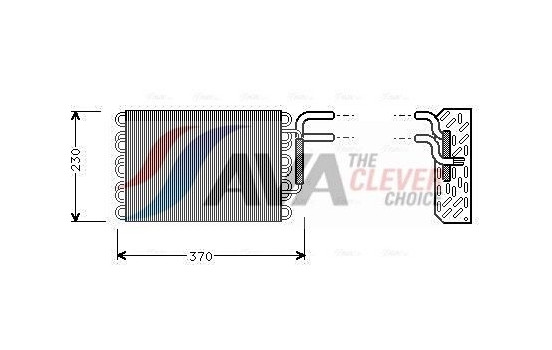 Evaporator, air conditioning