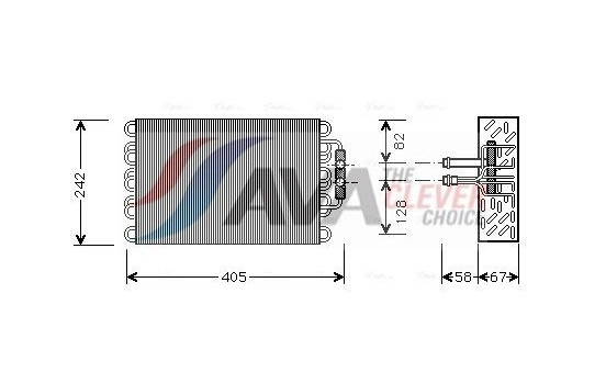 Evaporator, air conditioning