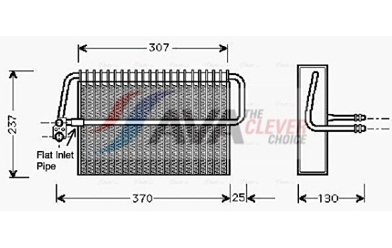 Evaporator, air conditioning