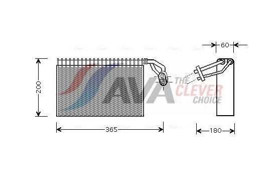 Evaporator, air conditioning