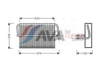 Evaporator, air conditioning