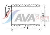 Evaporator, air conditioning
