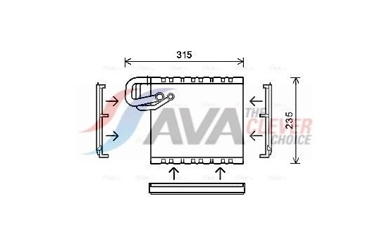 Evaporator, air conditioning
