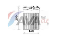 Evaporator, air conditioning