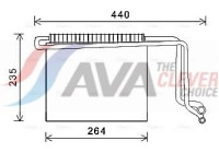 Evaporator, air conditioning