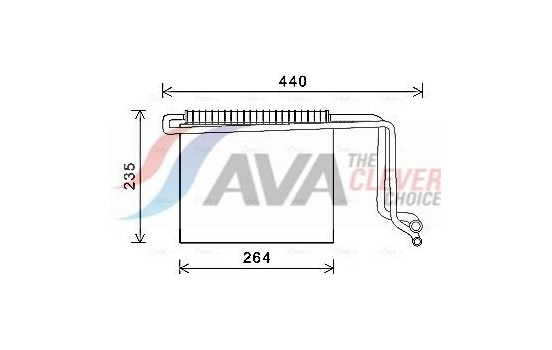 Evaporator, air conditioning