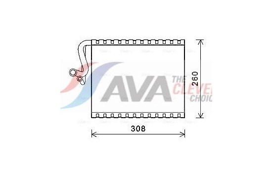 Evaporator, air conditioning