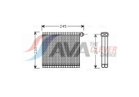 Evaporator, air conditioning