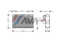 Evaporator, air conditioning