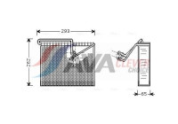 Evaporator, air conditioning