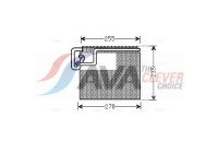 Evaporator, air conditioning