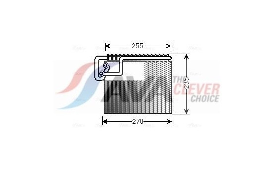 Evaporator, air conditioning