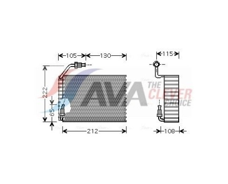Evaporator, air conditioning