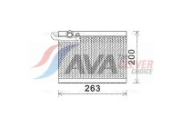 Evaporator, air conditioning