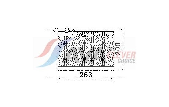 Evaporator, air conditioning