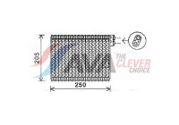 Evaporator, air conditioning