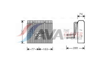 Evaporator, air conditioning